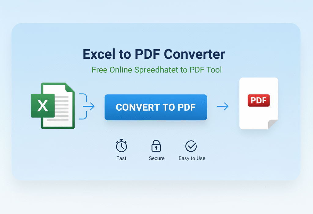 Excel to PDF Converter – Free Online Spreadsheet to PDF Tool