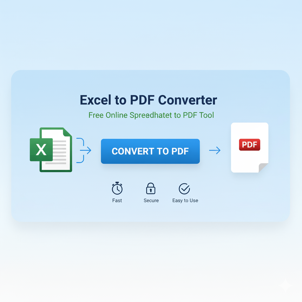Excel to PDF Converter – Free Online Spreadsheet to PDF Tool