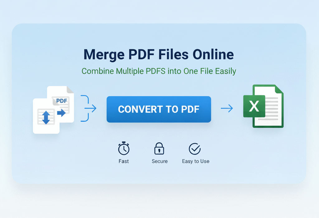 Merge PDF Files Online — Combine Multiple PDFs into One File Easily