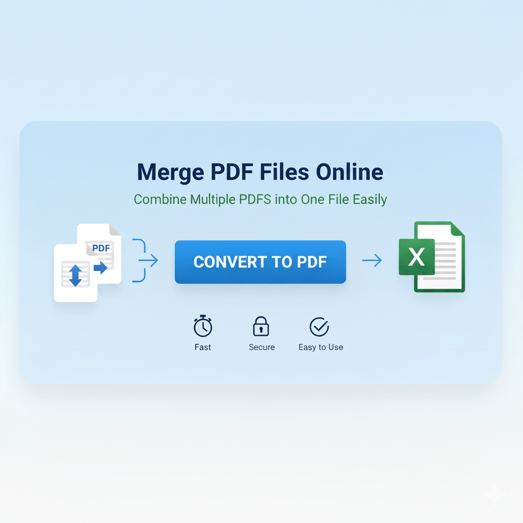 Merge PDF Files Online — Combine Multiple PDFs into One File Easily