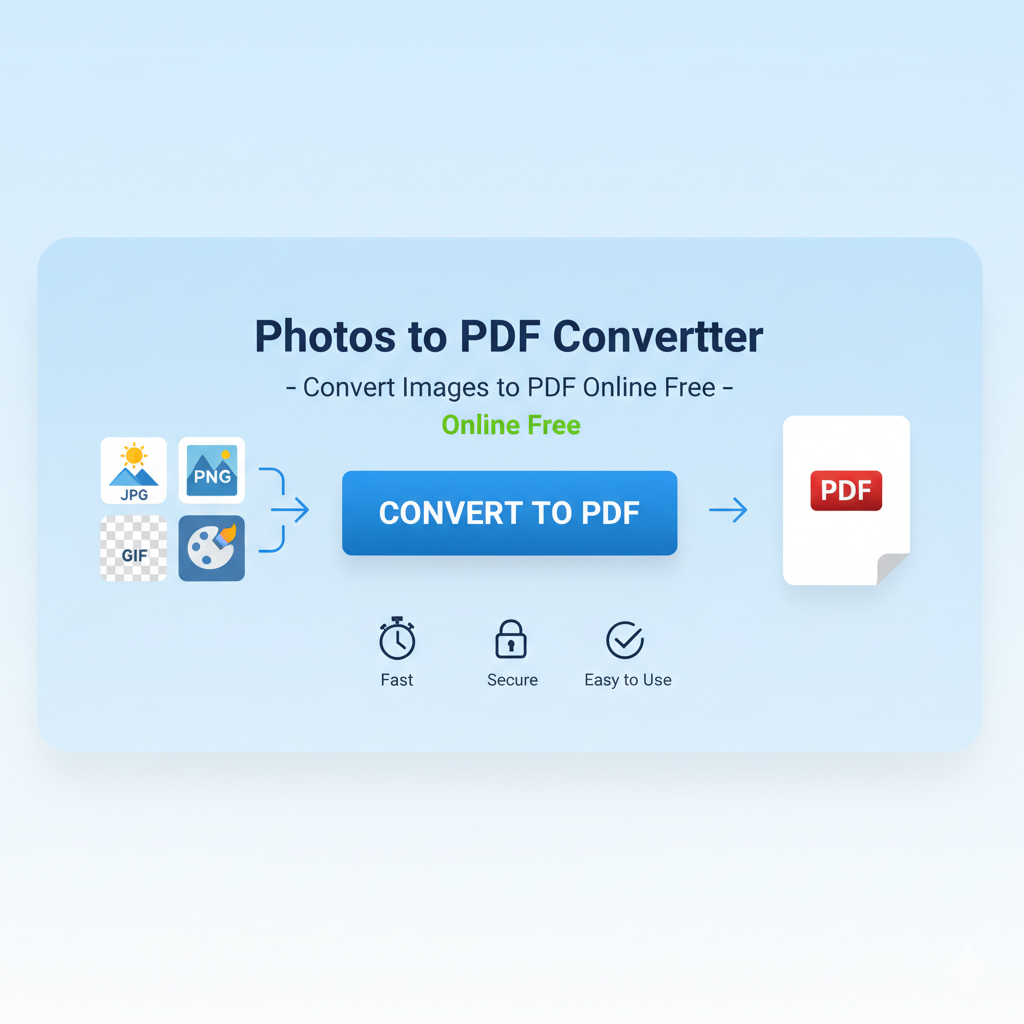 Photos to PDF Converter – Convert Images to PDF Online Free