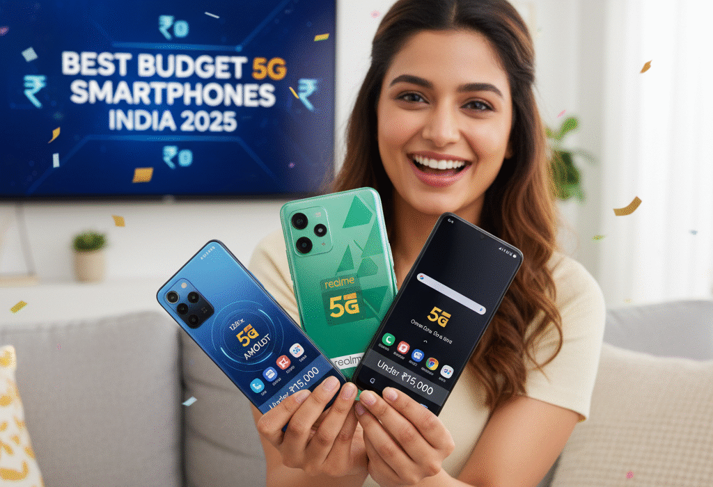 Best Smartphones Under ₹15,000 in India (2025) | Top Budget 5G Phones You Can Buy