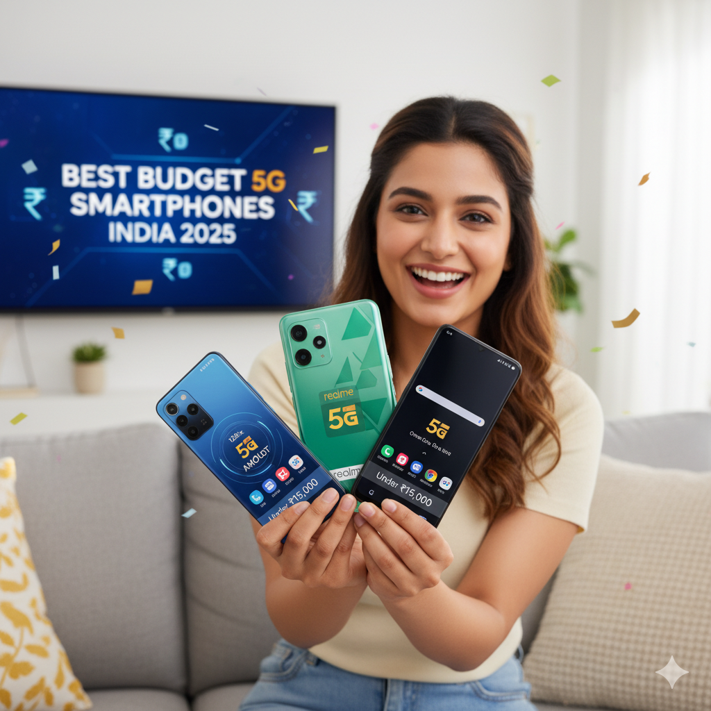 Best Smartphones Under ₹15,000 in India (2025) | Top Budget 5G Phones You Can Buy