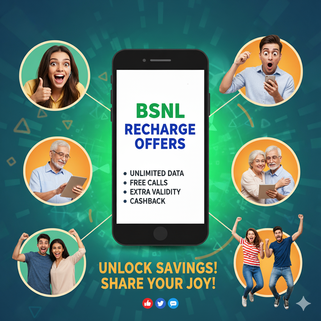 Recharge Offers on BSNL | Best BSNL Plans, Cashback Deals & Data Packs (2025)