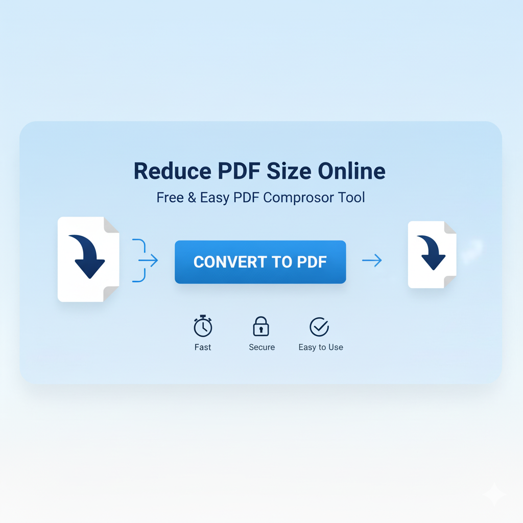 Reduce PDF Size Online — Free & Easy PDF Compressor Tool