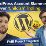 WordPress X Account Faces Backlash After ‘Childish’ Trolling of FAIR Project