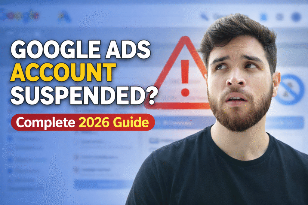 Why Google Ads Account Gets Suspended? (Complete 2026 Guide)