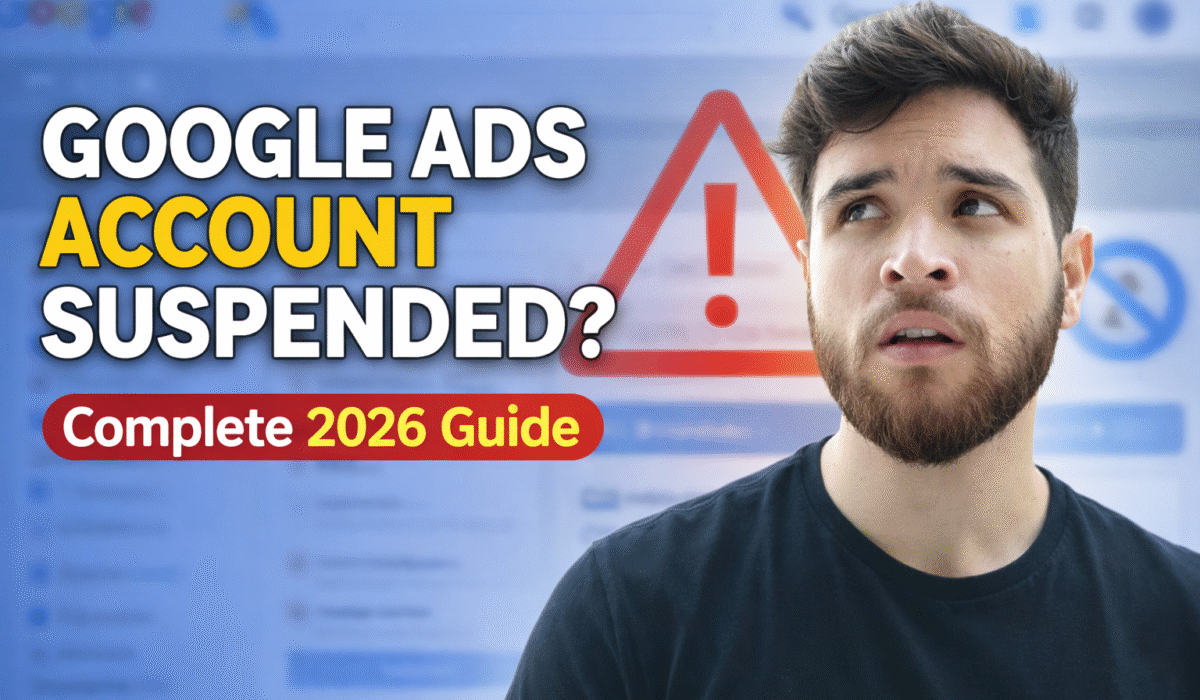 Why Google Ads Account Gets Suspended? (Complete 2026 Guide)