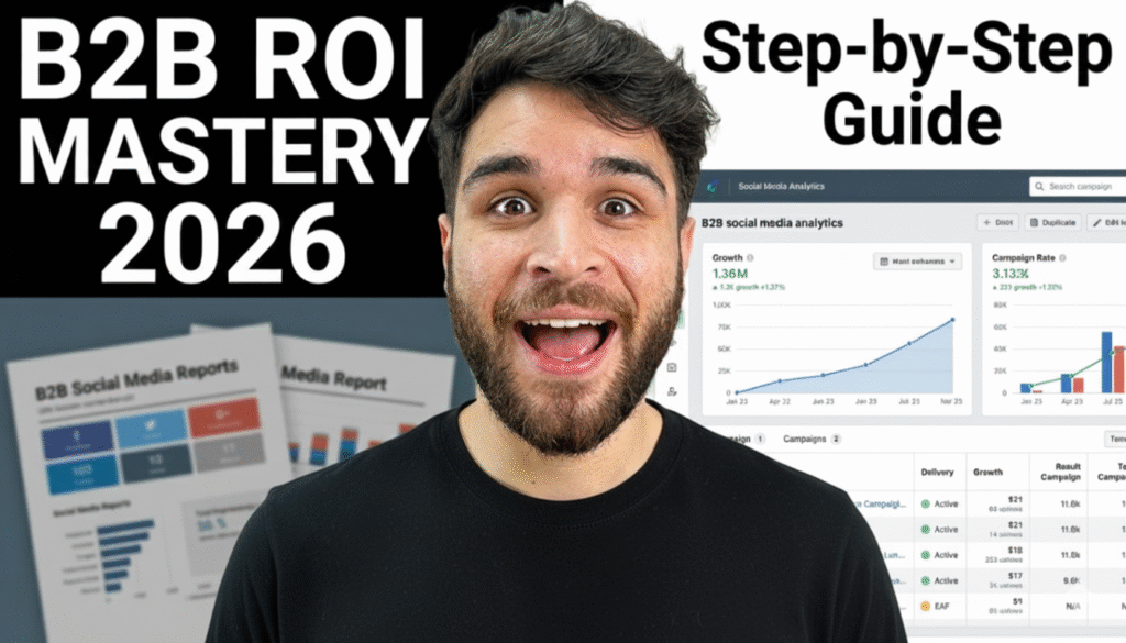 How to Prove & Grow B2B Social Media ROI in 2026 (Step-by-Step Guide)