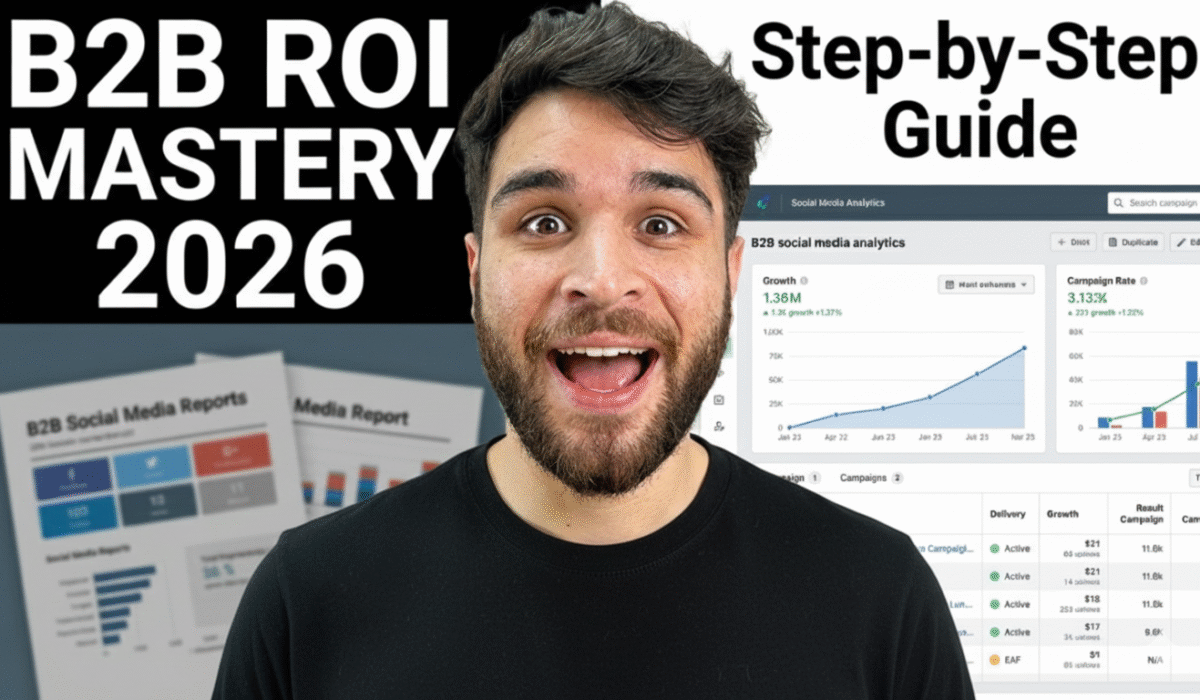 How to Prove & Grow B2B Social Media ROI in 2026 (Step-by-Step Guide)