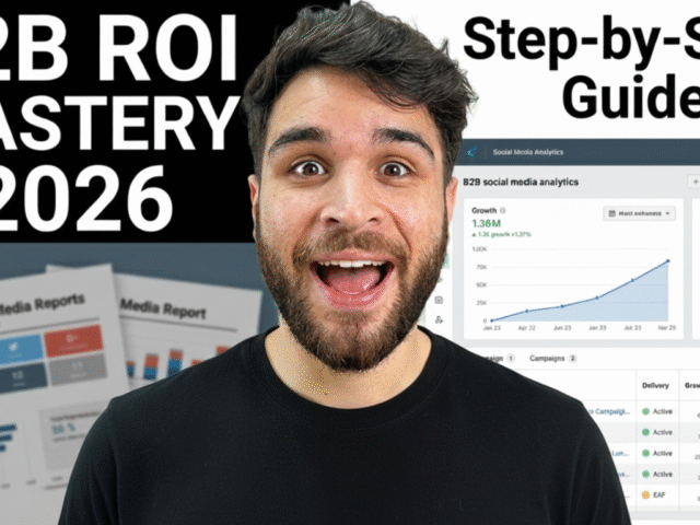 How to Prove & Grow B2B Social Media ROI in 2026 (Step-by-Step Guide)