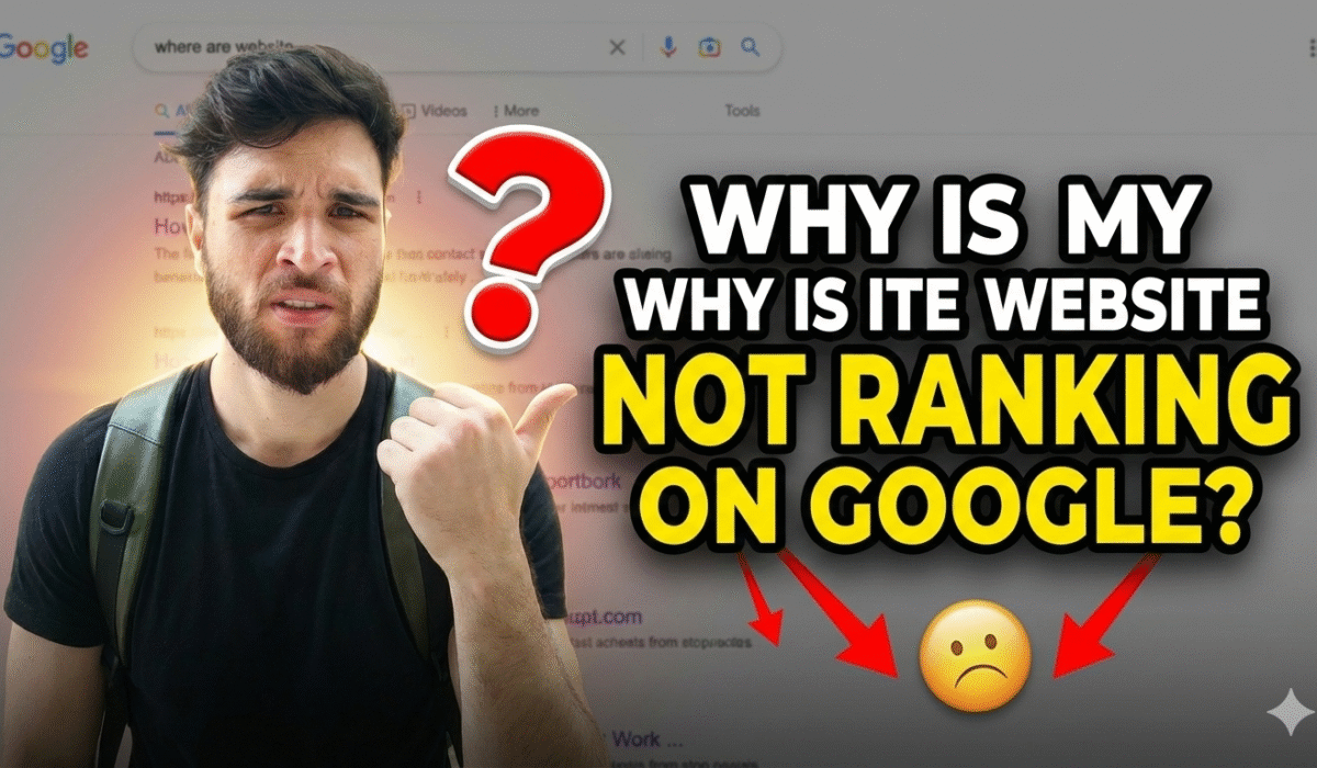 Why is my website not ranking on Google?
