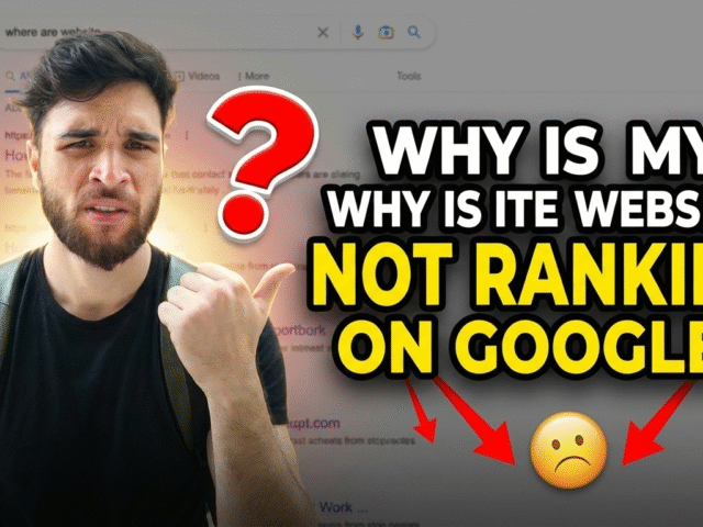 Why is my website not ranking on Google?