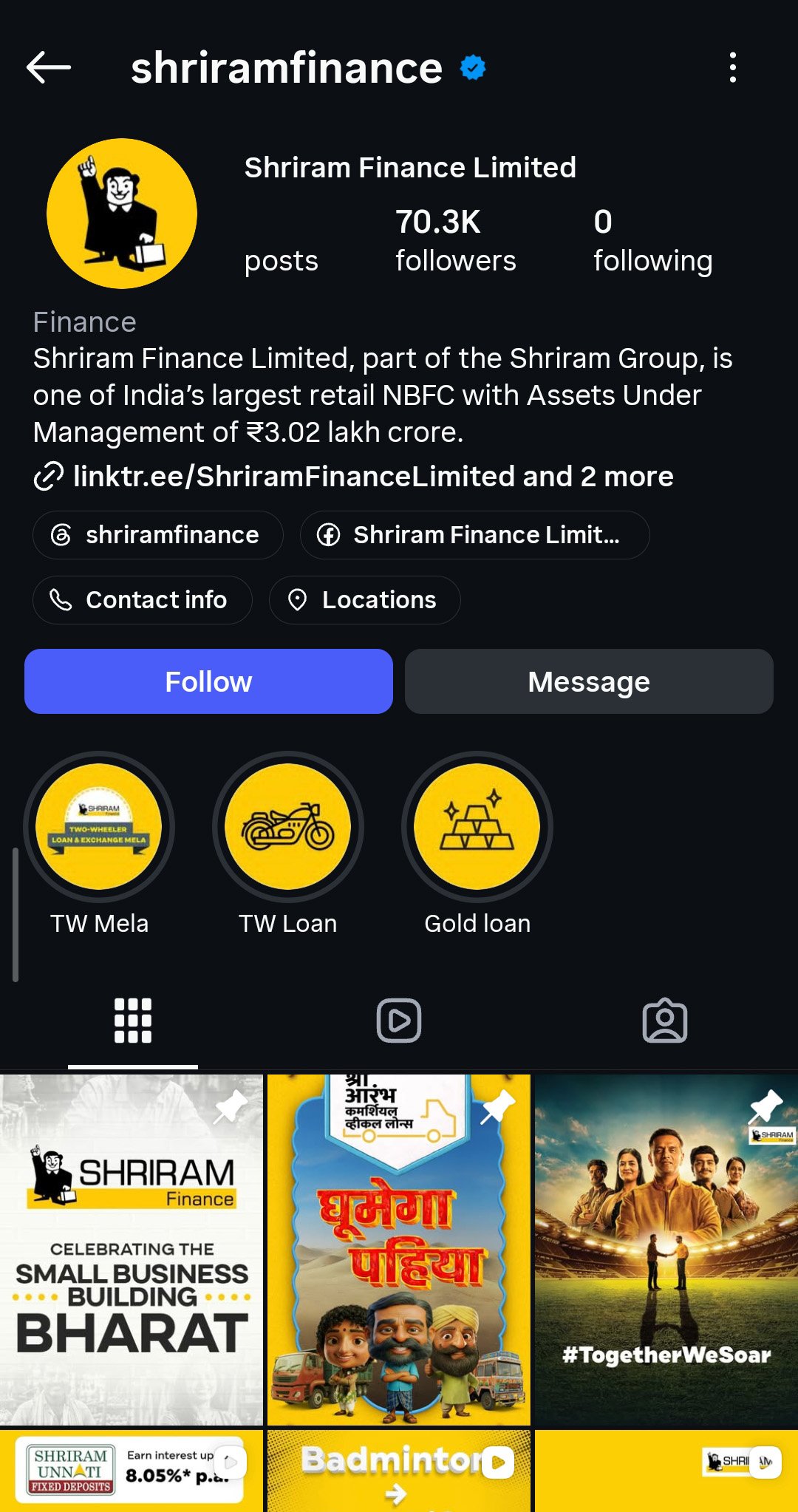 Shriram Finance campaign