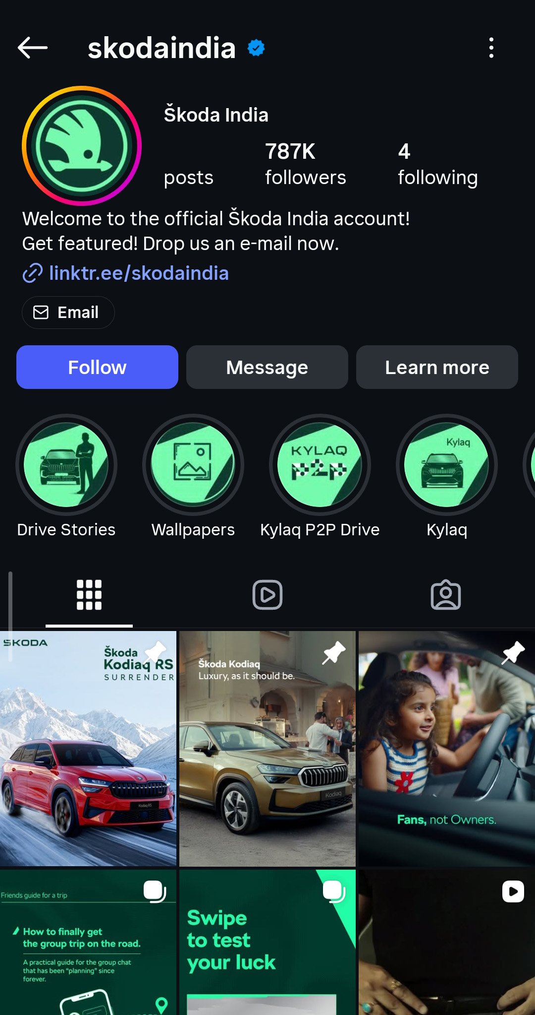 Škoda India campaign